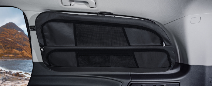 Fensterpacktasche für Mercedes Benz V-Klasse / Vito ab 2014, Beifahrerseite, anthrazit