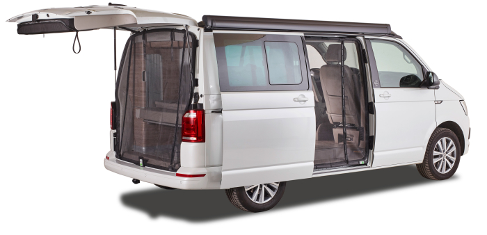 Moskitonetz für VW T5 / T6 / T6.1, Heckklappe