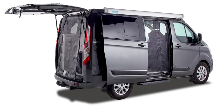 Moskitonetz für Ford Custom (2012-2023), Heckklappe