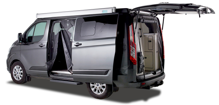 Moskitonetz für Ford Custom (2012-2023), Schiebetüre