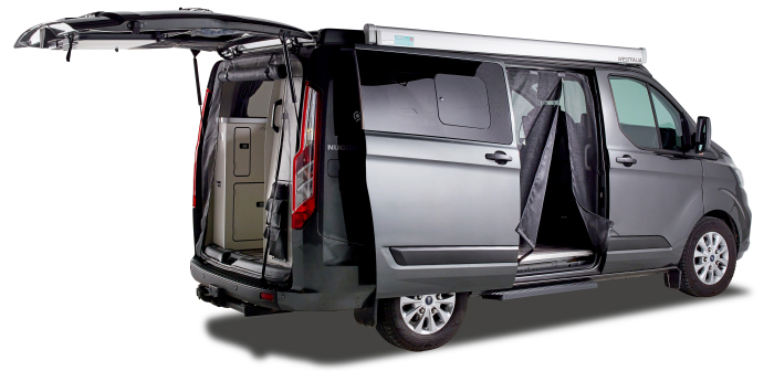 Moskitonetz für Ford Custom (2012-2023), Schiebetüre