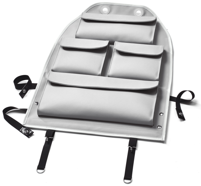 Rückenlehntasche Premium - hellgrau