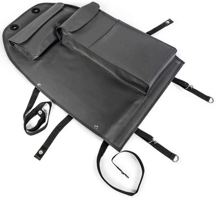 Rückenlehntasche Premium V1 - dunkelgrau