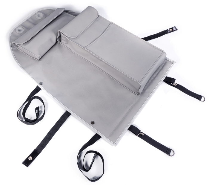 Rückenlehntasche Premium V1 - hellgrau