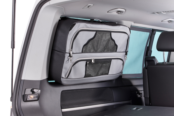 Fensterpacktasche mit Paneel für VW T5 / T6 / T6.1, Fahrerseite, schmale Ausführung