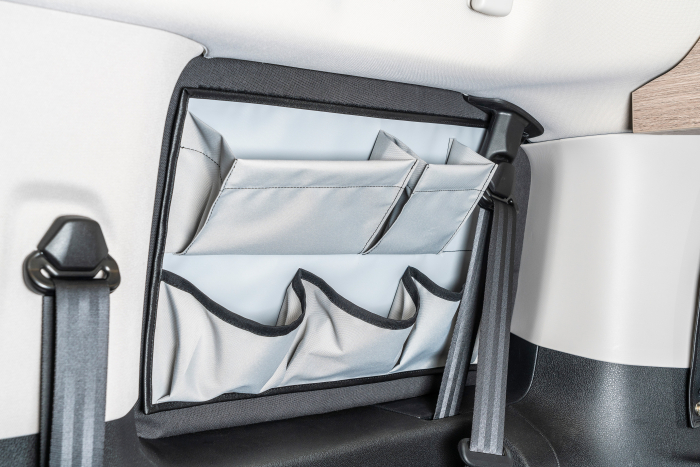 Klett-Utensil mit Paneel für Citroën / Fiat / Opel / Peugeot / Toyota, 5 Fächern, Beifahrerseite