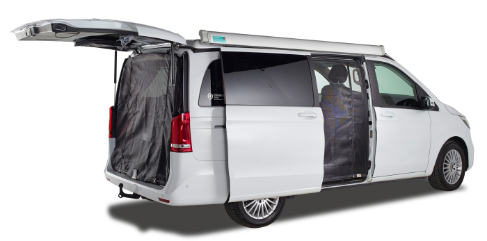 Moskitonetz für Mercedes V-Klasse / Vito (ab 2014), Heckklappe elektrisch