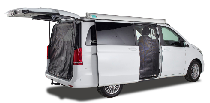 Moskitonetz für Mercedes V-Klasse / Vito (ab 2014), Heckklappe