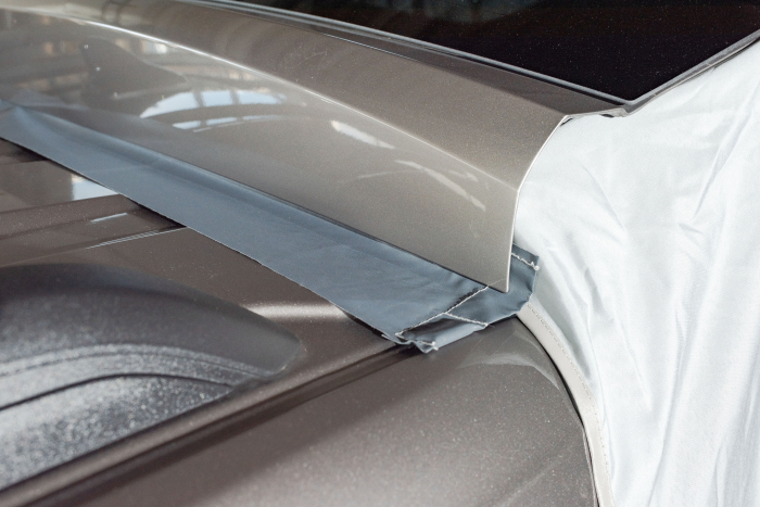 Abdichtungsstreifen für Heckzelte mit Magnetbefestigung, 2er-Set