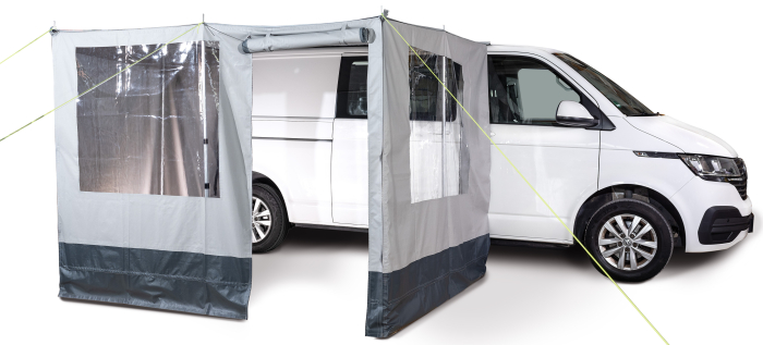 Vorzelt und Sonnensegel - 250 x 240 cm 