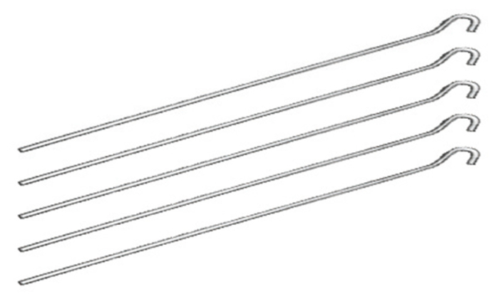 Erdnägel, Stahl verzinkt, 23 cm