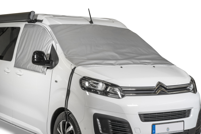 Front- u. Seitenscheibenisolierung für Citroën / Fiat / Opel / Peugeot / Toyota, 3-teilig, außen