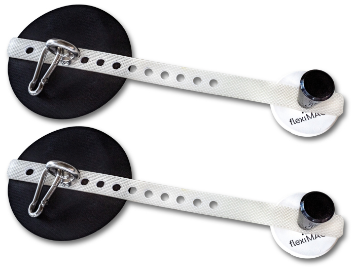 Magnetbefestigung für Sonnensegel, 2 Stück