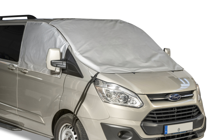 Front- u. Seitenscheibenisolierung für Ford Custom (2012 - 2023), 3-teilig, außen