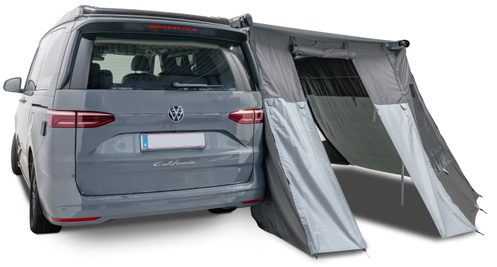 Seitenwand für Markise mit Eingang - rechte oder linke Seite