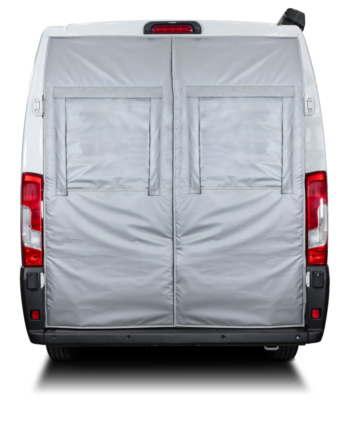 Hecktürisolierung für Fiat / Citroen / Peugeot / Opel / Toyota - H3, 2-teilig, außen