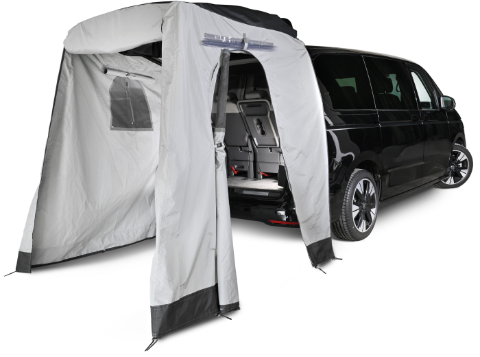 Heckzelt Space Kombi für VW T 7, hellgrau