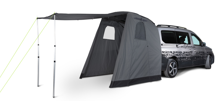 Heckzelt für VW Caddy 5 / Ford Connect, anthrazit