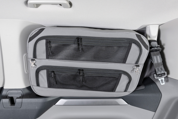 Fensterpacktasche für Ford Custom V710 - Tourneo / VW neue Caravelle, Beifahrerseite, hellgrau