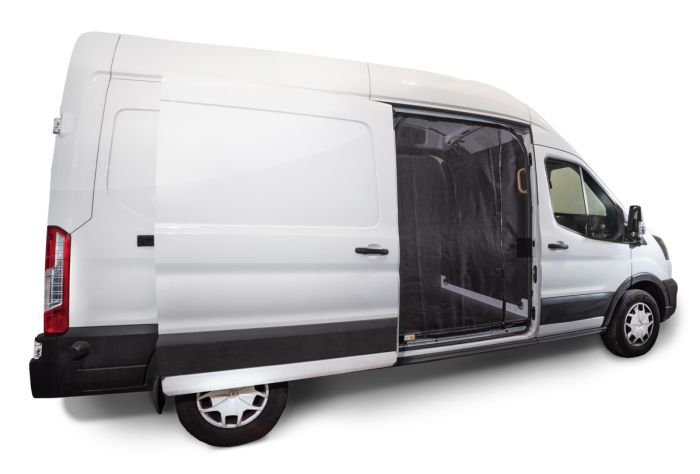 Moskitonetz für Ford Transit (ab 2014) - H2/H3, Schiebetüre, Magnetreißverschluss