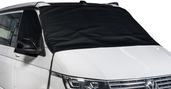 Front- u. Seitenscheiben-Cover für VW T5 / T6 / T6.1, 3-teilig, außen