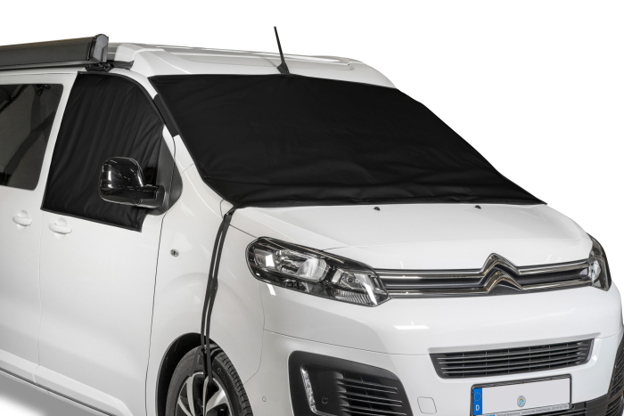 Front- u. Seitenscheiben-Cover für Citroën / Fiat / Opel / Peugeot / Toyota, 3-teilig, außen