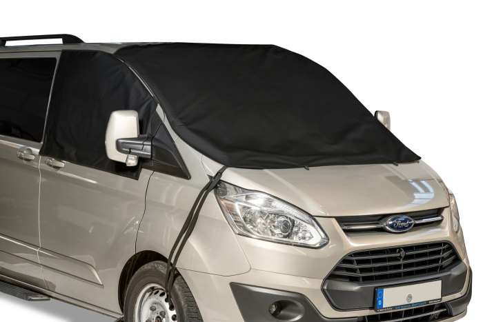 Front- u. Seitenscheiben-Cover für Ford Custom (2012 - 2023), 3-teilig, außen