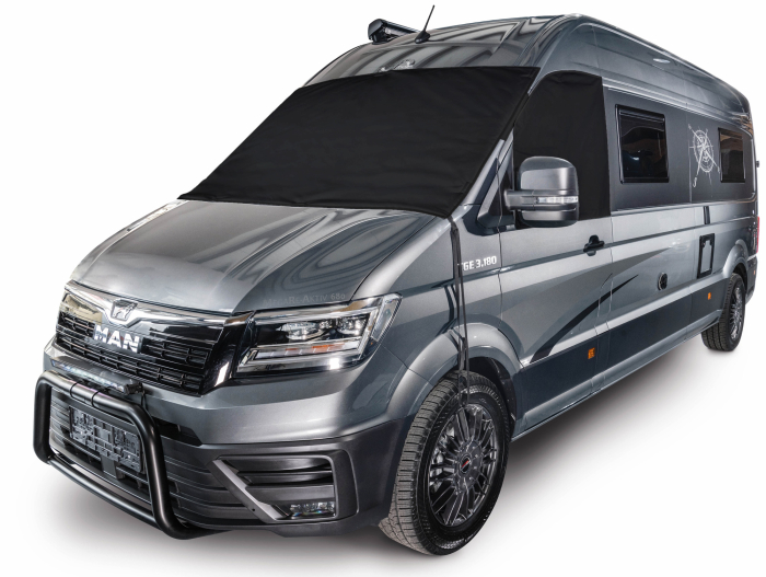 Front- u. Seitenscheiben-Cover für VW Crafter II / MAN TGE, 3-teilig, außen