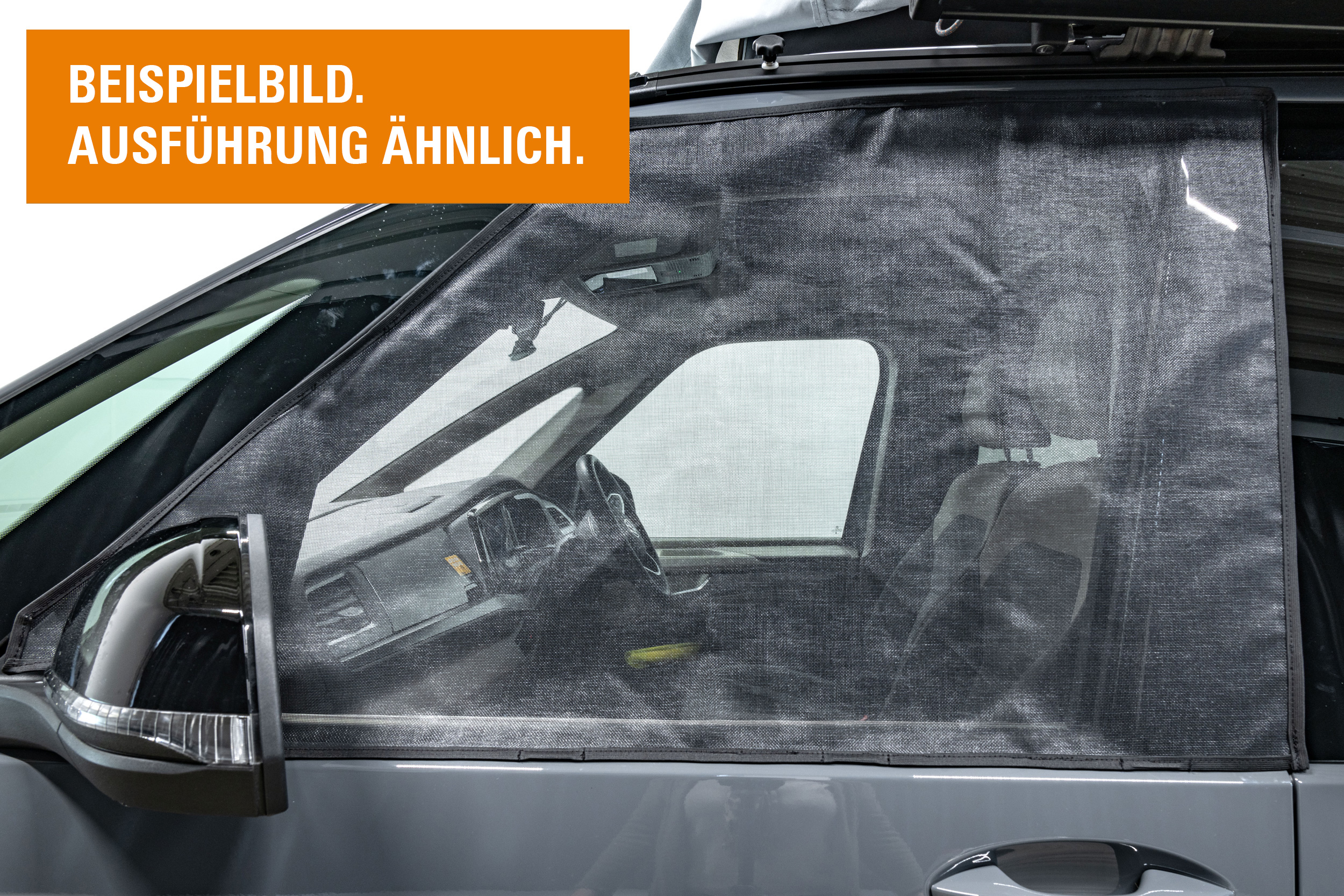 Seitenscheiben Moskitonetz für MB Sprinter (ab 2018), außen, Fahrertüre