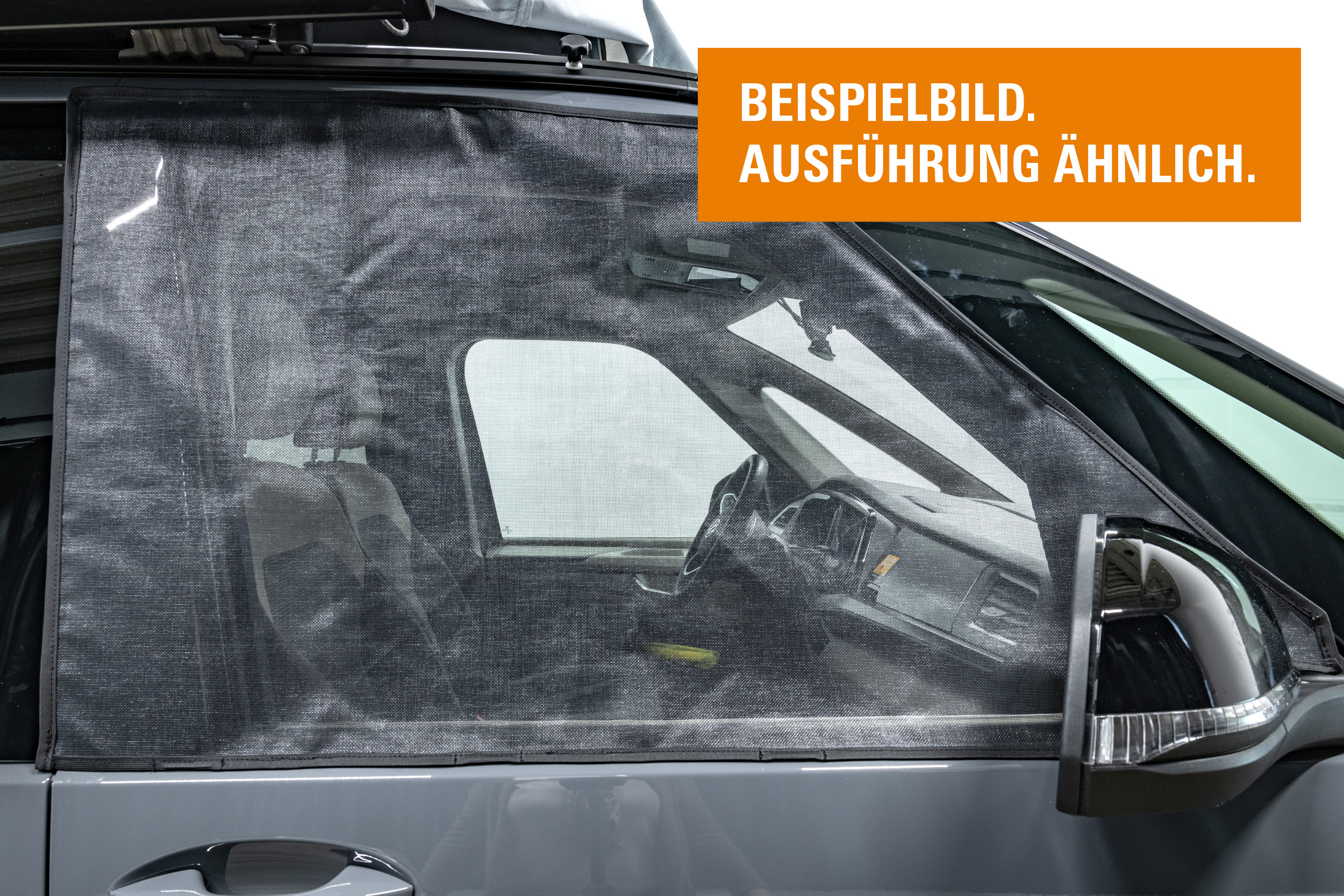 Seitenscheiben Moskitonetz für MB Sprinter (ab 2018), außen, Beifahrertüre