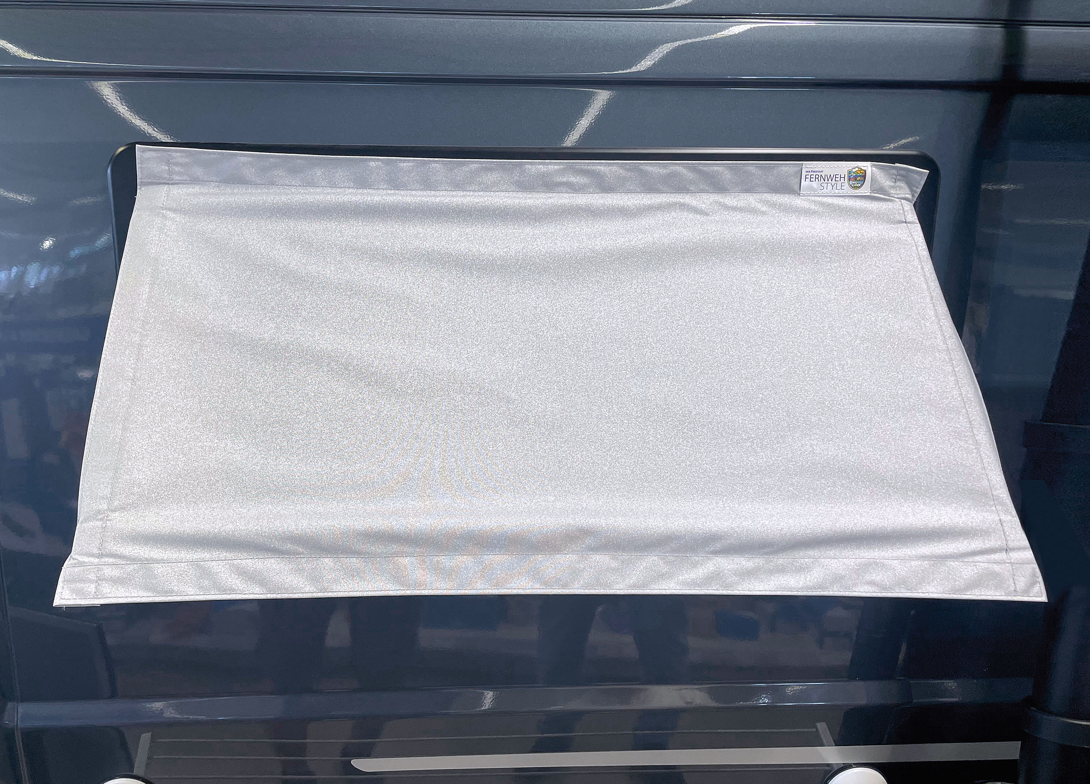 Fensterabdeckung 170 x 70 cm, mit Gummiband und Klettverschluss